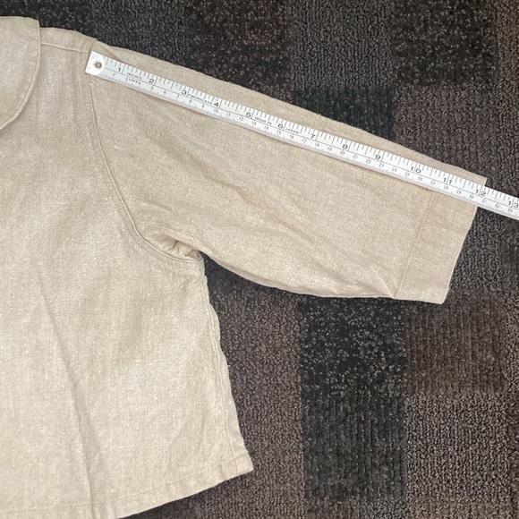 VNTG Baby Swing Jacket Baby Gap Collection Linen Cotton Blend L/XL 12-24 months - Picture 7 of 9